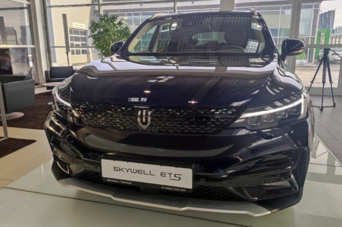    В Тюмени представили электромобиль китайского бренда