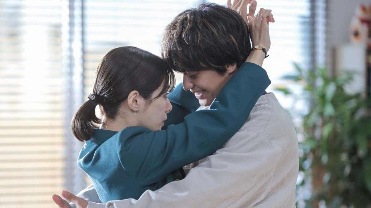 Кадр из дорамы «Явление бойфренда!», няшка