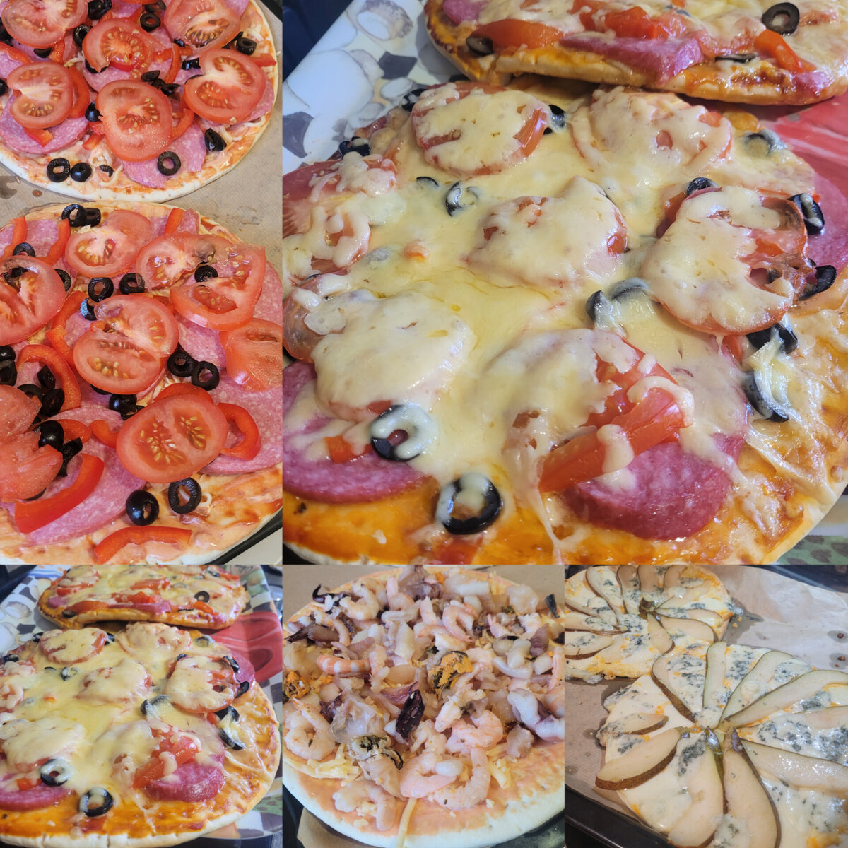 Пицца 🍕с разными начинками🧀на готовой основе...ленивый вариант. | Кухня.  Кофе.Каблуки. | Дзен