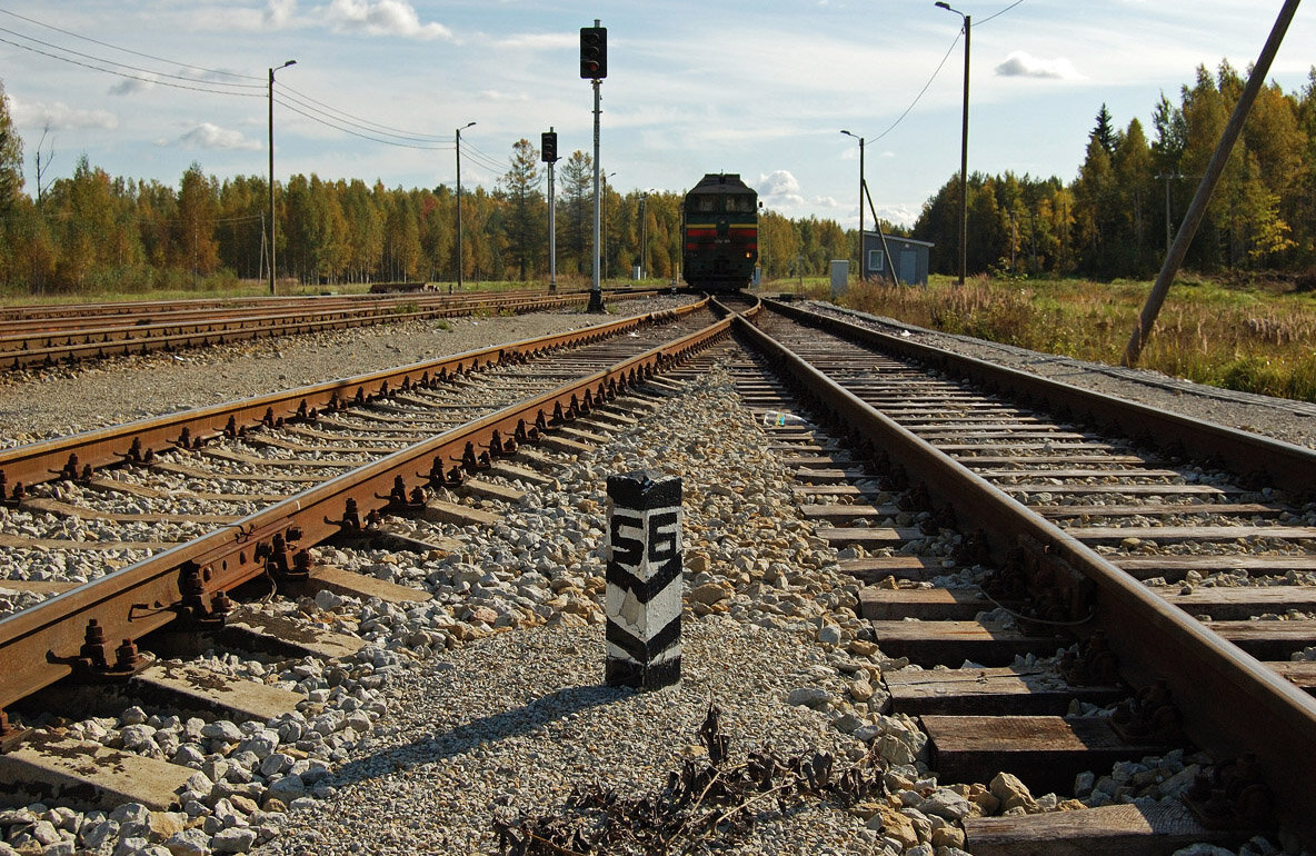 Угол в плане железнодорожного пути