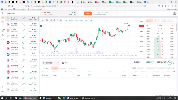 Торговая платформа Финам https://trading.finam.ru/
