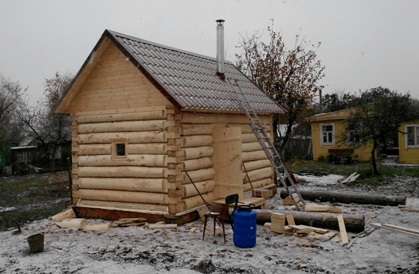 Бани из арболита