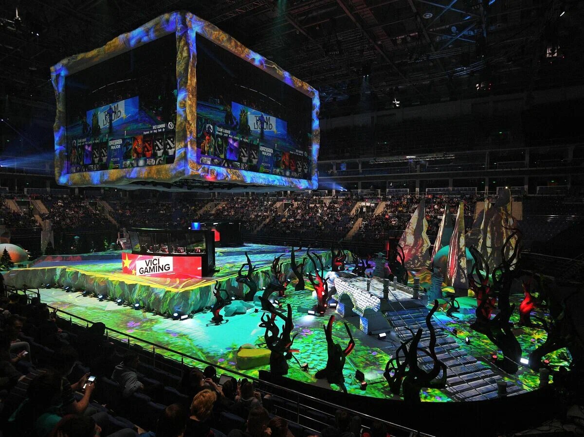 Арена и трибуны прошлых Фиджитал Игр 2.