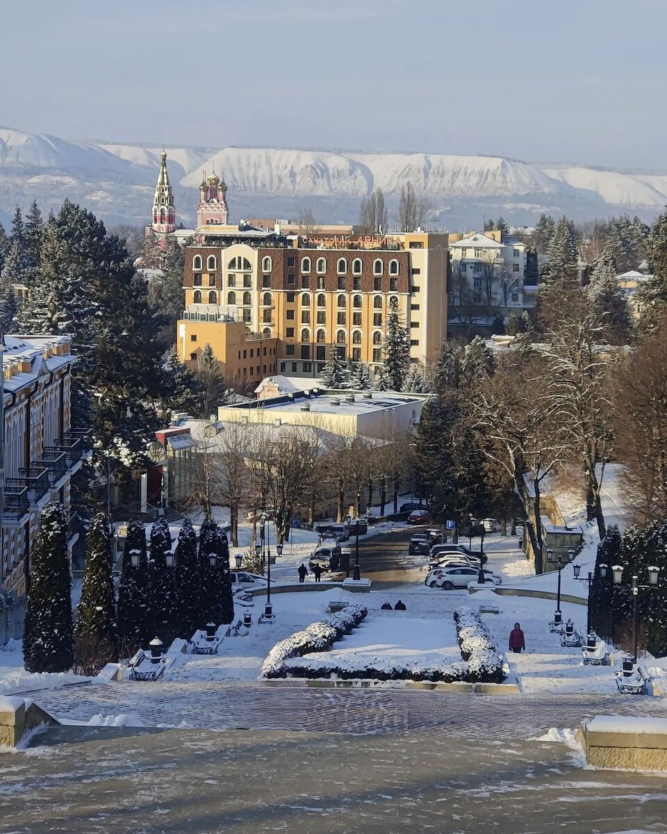 Зимний кисловодск
