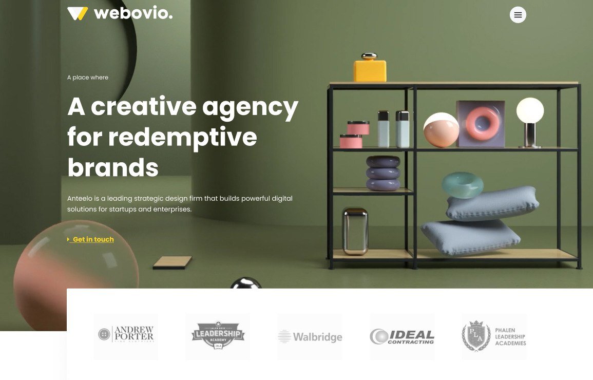 Макет Figma лендинга 3D-дизайна