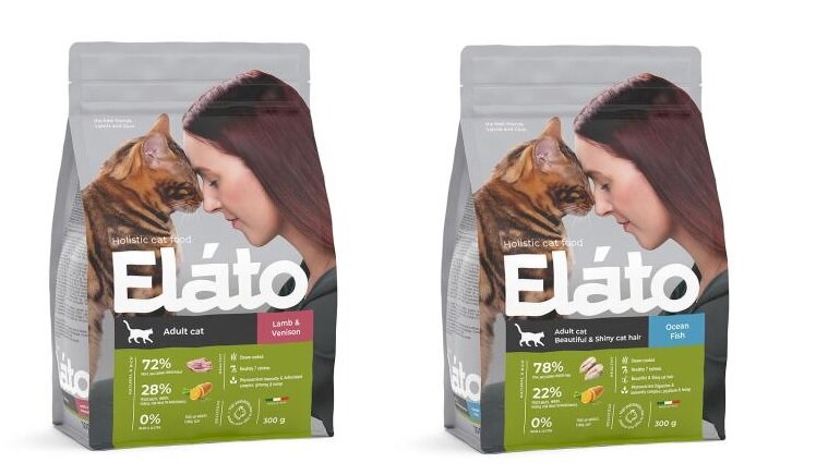 Корма Elato для взрослых кошек