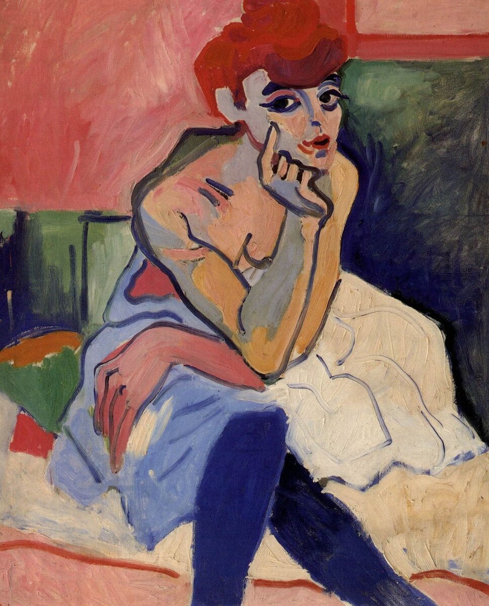 Дерен портрет художника Анри Матисса