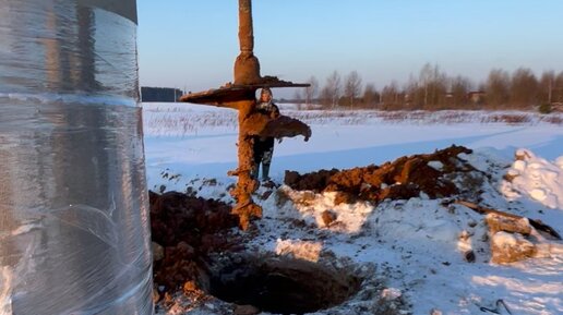 Бурение колодцев машиной видео