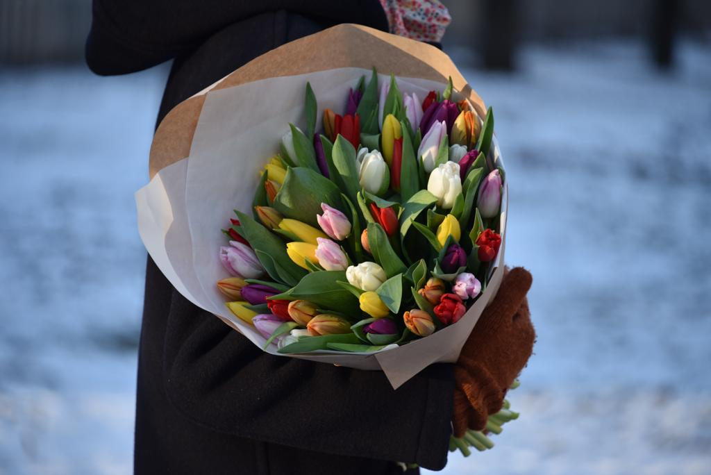 Букет из тюльпанов. Автор Катя Воробьева