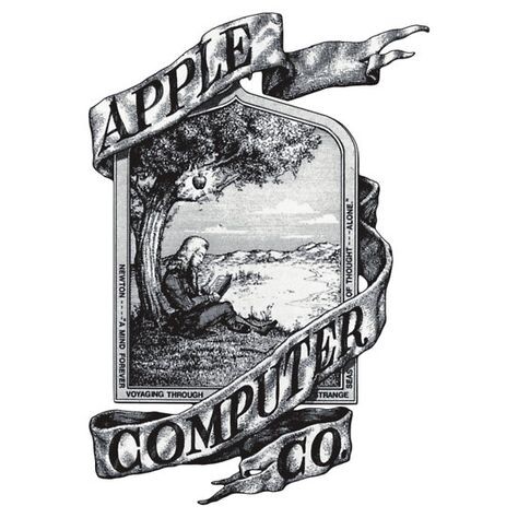 Первая эмблема Apple