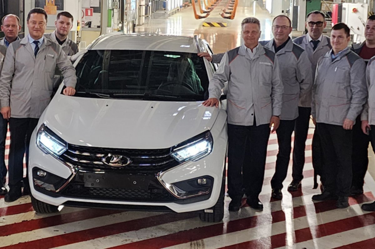 Серийный выпуск Lada Vesta NG начнется в марте | Аргументы и факты – aif.ru  | Дзен