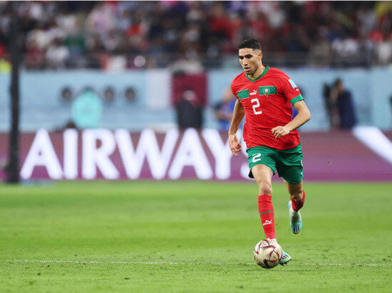     АШРАФ ХАКИМИ. ФОТО: NAOKI MORITA/AFLO/GLOBALLOOKPRESS.COM