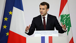 © REUTERS / Ludovic Marin/PoolИ он не плакал!.. Макрон рассказал о своем влиянии на ТрампаВ воскресенье Макрон дал интервью, в котором подвел итоги первого года президентства.
