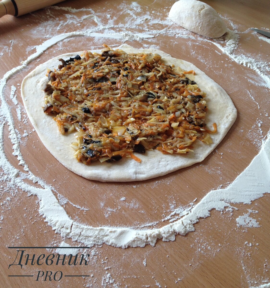 Здесь у меня также тертый картофель