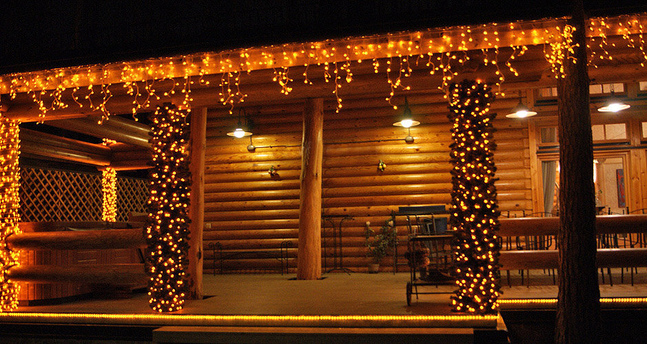 Уличная гирлянда бахрома