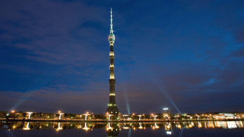 Останкинская телебашня в Москве