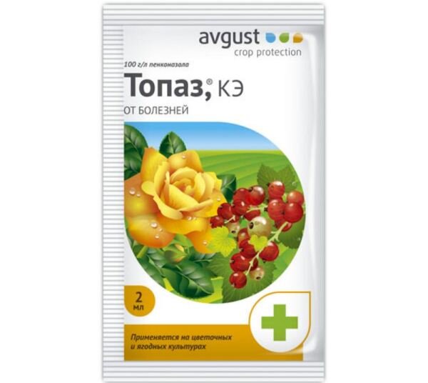 Топаз - эффективный фунгицид. 