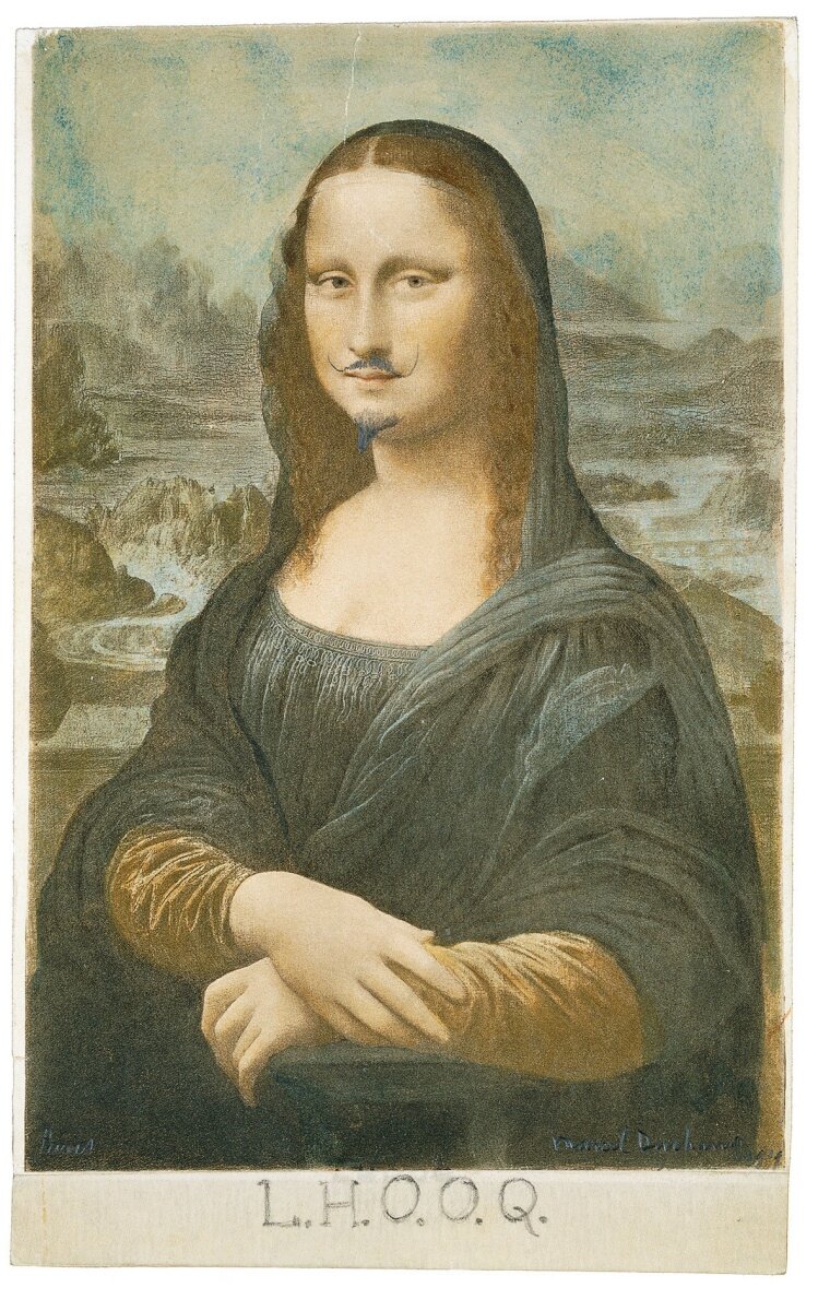 «L.H.O.O.Q», Дюшан