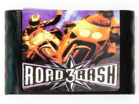 Картридж с третьей частью игры на Sega 16 bit