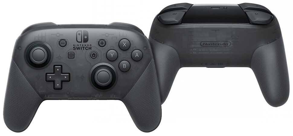 А вот так выглядит Pro Controller от Nintendo