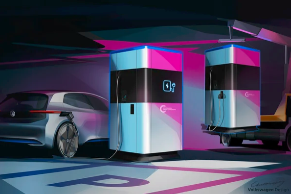 мобильная зарядная станция VW