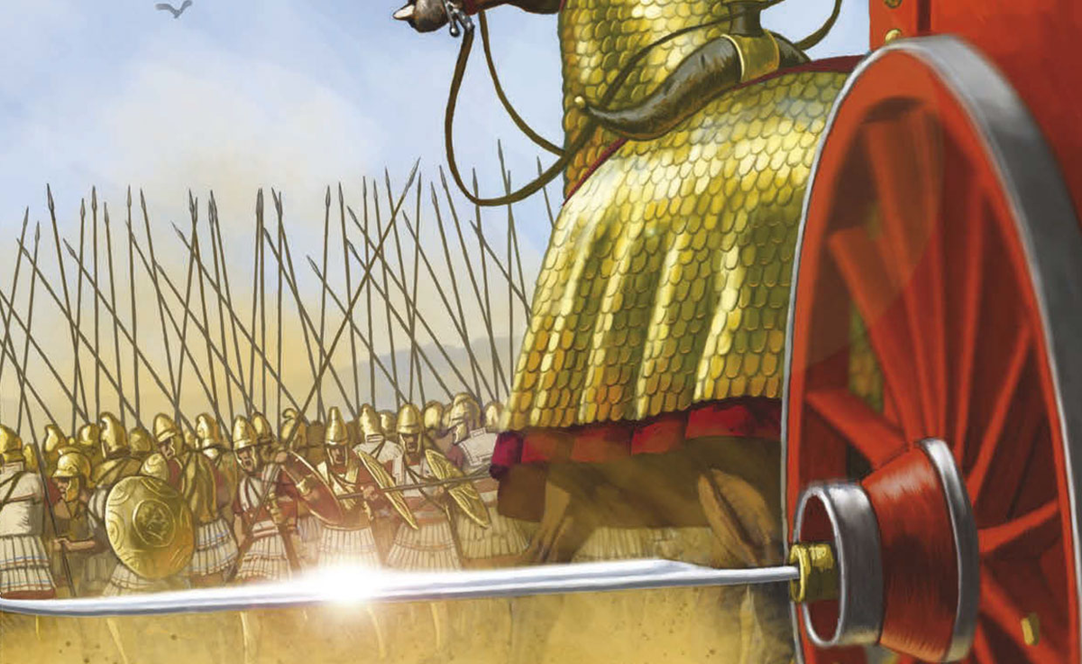 Битва при гавгамелах греция. Персидская серпоносная колесница. Древняя Персия колесница.