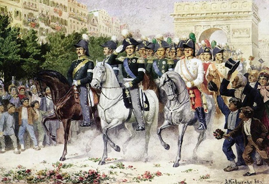Источник: http://www.ancientpages.com/2016/03/31/on-this-day-in-history-army-of-tsar-alexander-i-of-russia-enters-paris-on-march-31-1814/amp/