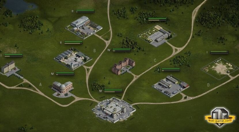 Так выглядит клановый укрепрайон. Фото с сайта https://wot-game.com