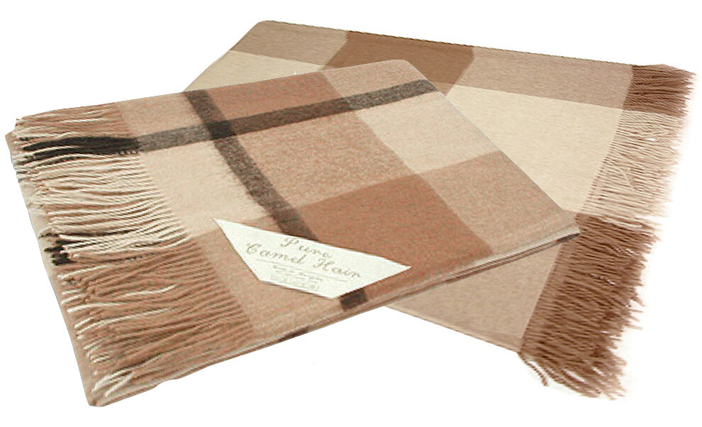 Пледы Erdenet 50% верблюжья шерсть, 50% овечья шерсть