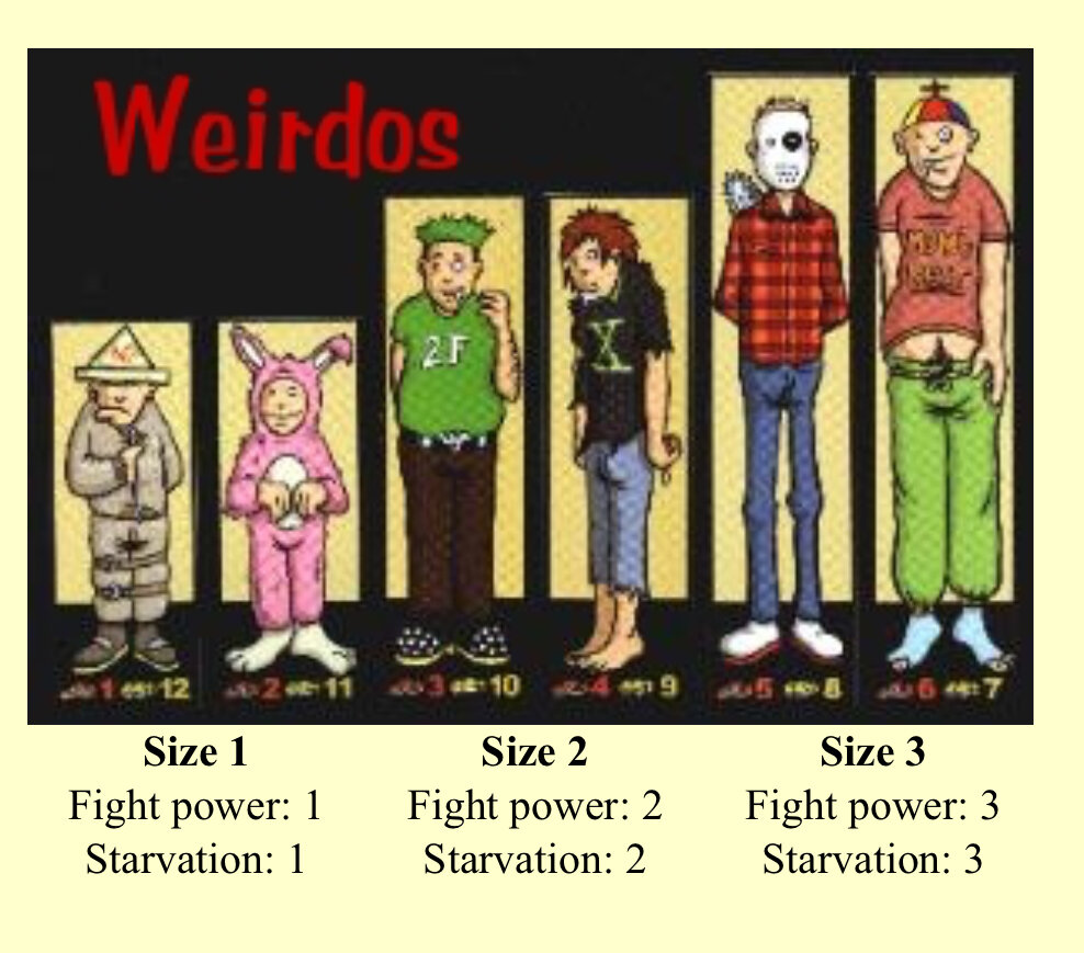  В игре 6 наборов из 6 персонажей каждый.