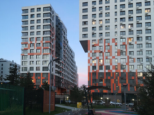 Новый московский жилой комплекс в Нагатинском Затоне