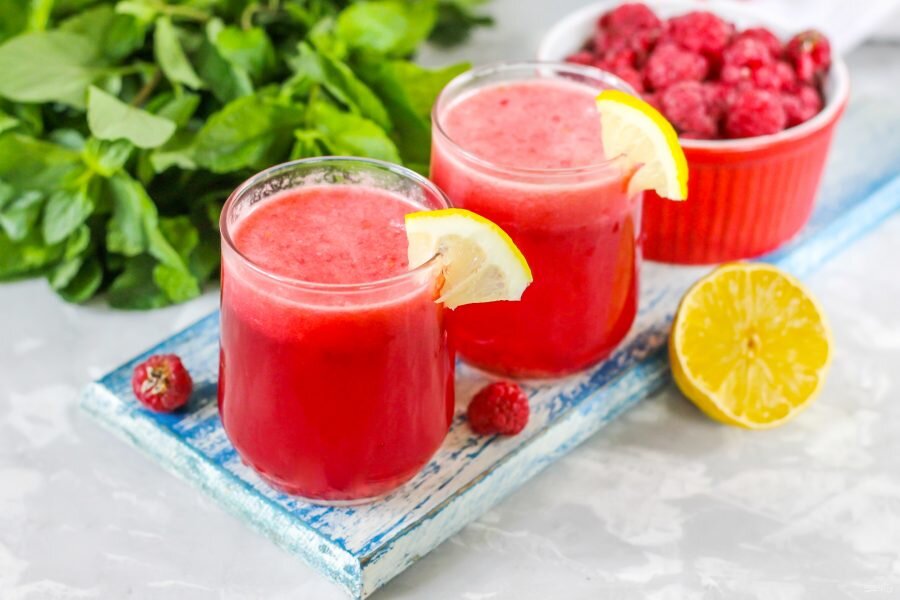 Нектар из малины на скорую руку