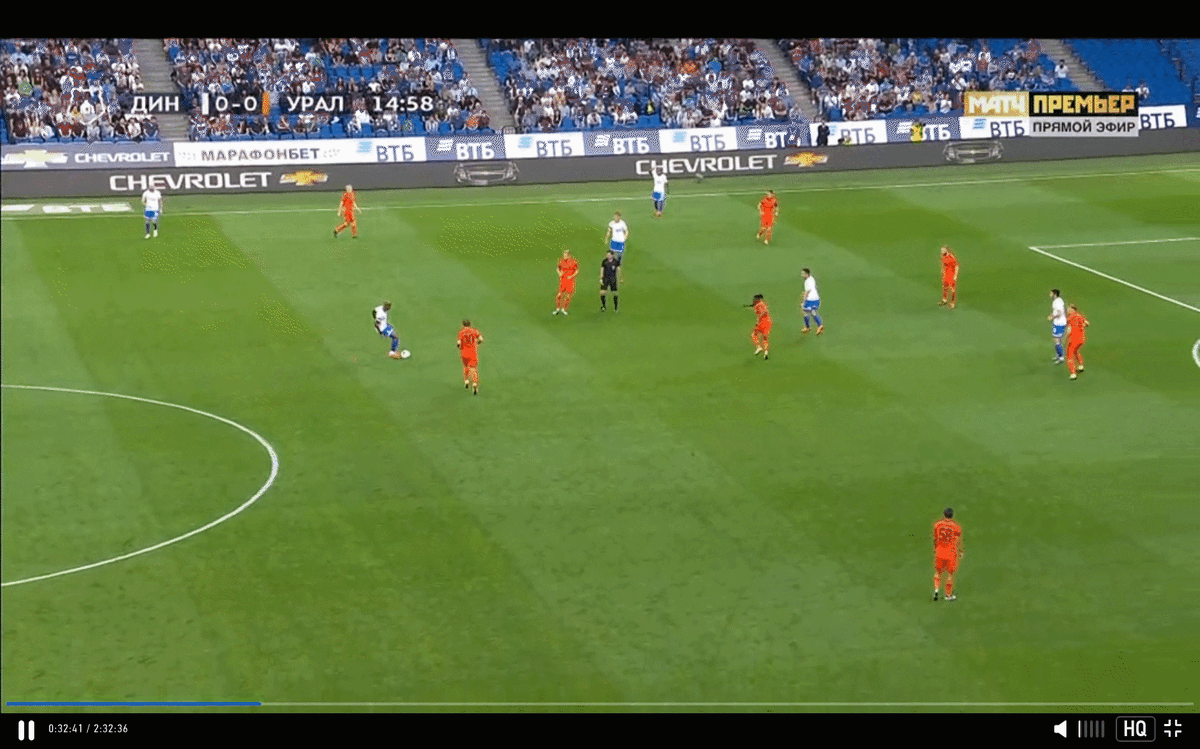 Гол Юсупова Уралу 