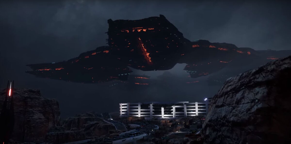 Полагаю, это мегаструктура Rayonne. Кадр из трейлера.