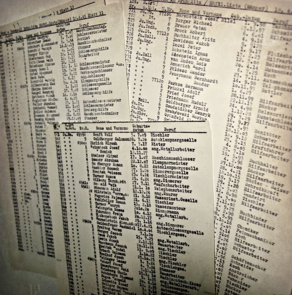 Реальный список евреев, которых спас Оскар Шиндлер (тот самый)