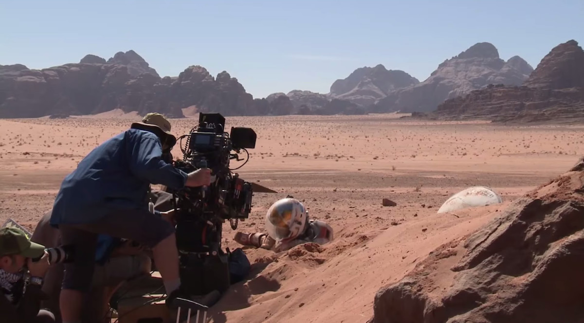 съемки фильма "Марсианин"