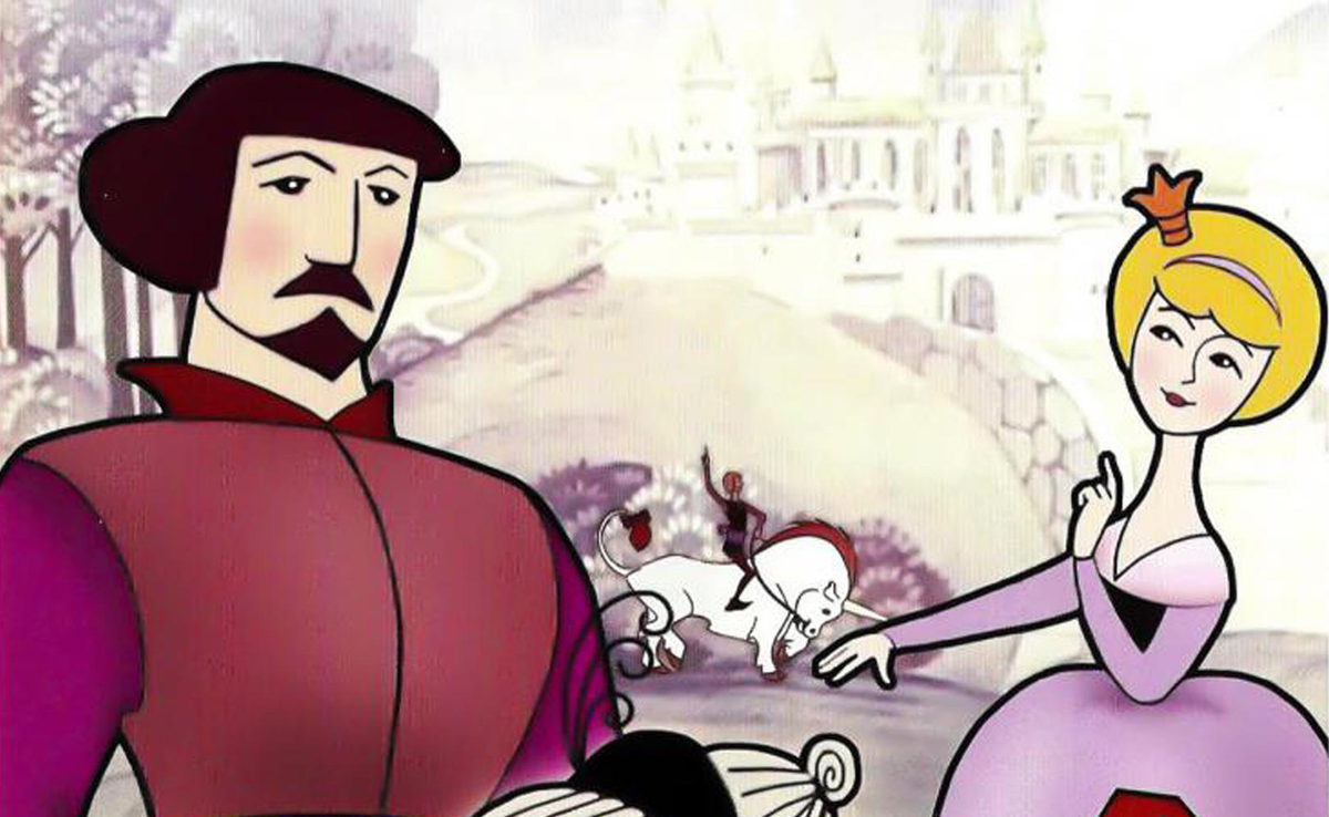 Скриншот из мультфильма "Капризная принцесса" (1969 г.)