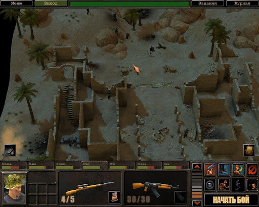 Миссия "Схрон" в игре "Операция Silent Storm: Sentinels" 