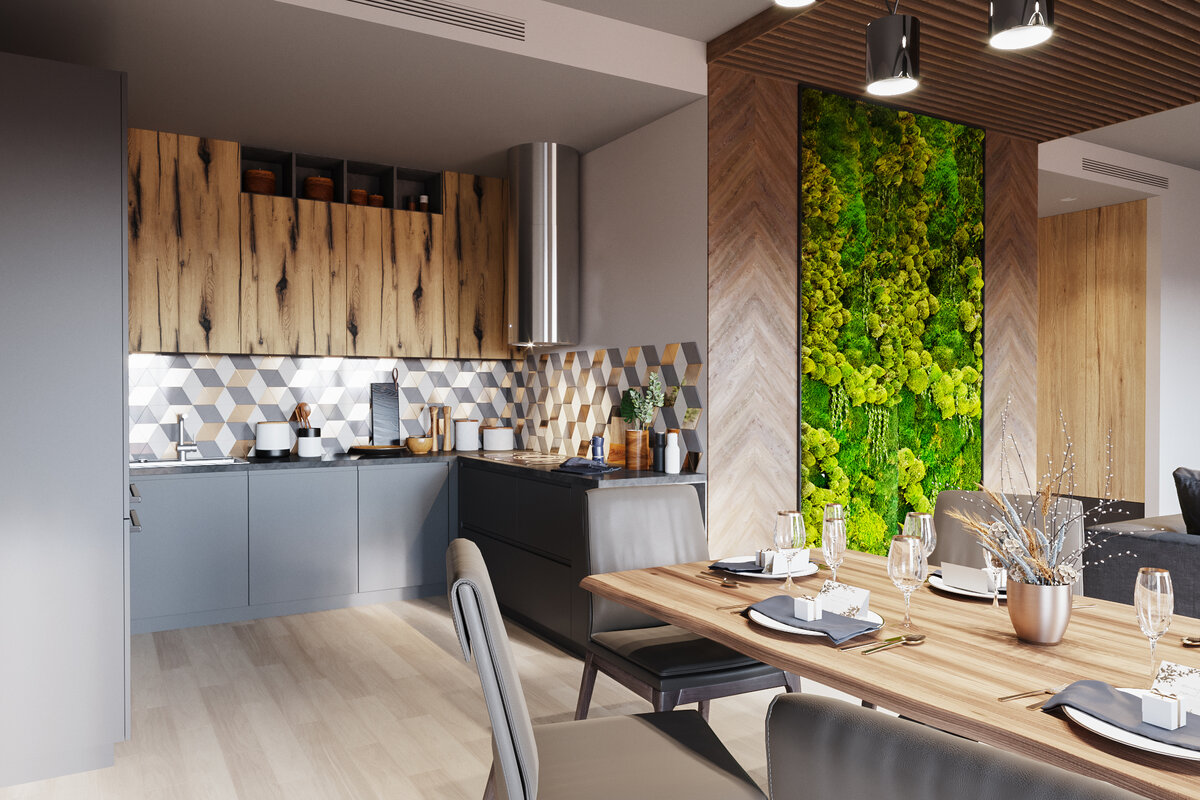 Фрагмент интерьера квартиры в ЖК I'm 