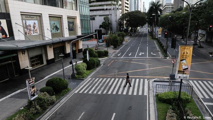 Вот так выглядели Филиппины во время локдауна.