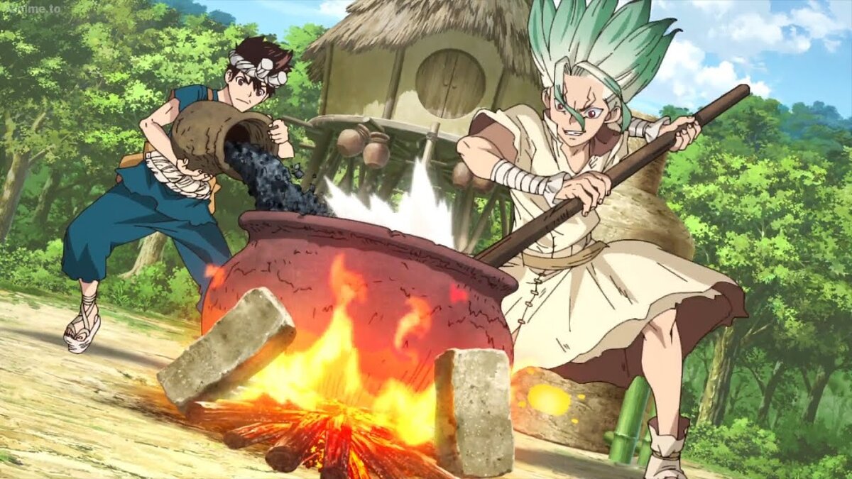 Аниме: Доктор Стоун 