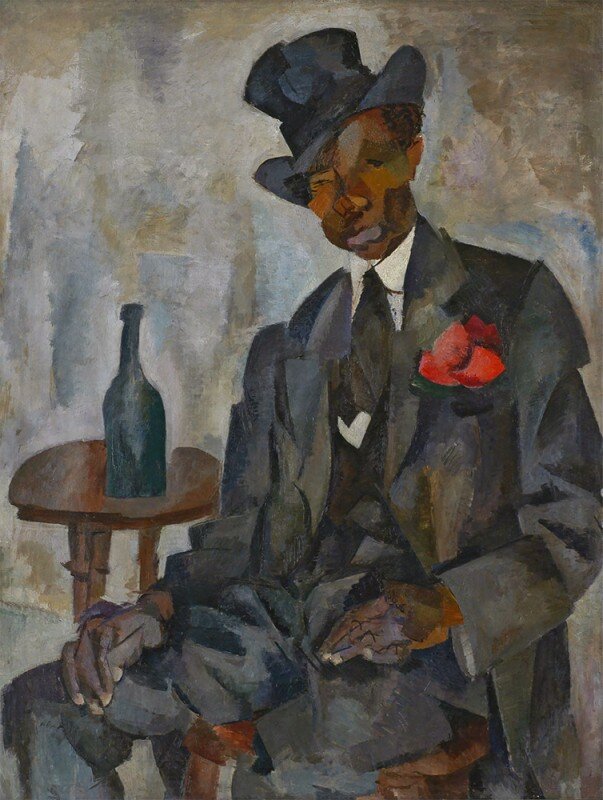 Роберт Фальк. "Негр (артист цирка)". 1917. Национальная галерея Армении, Ереван