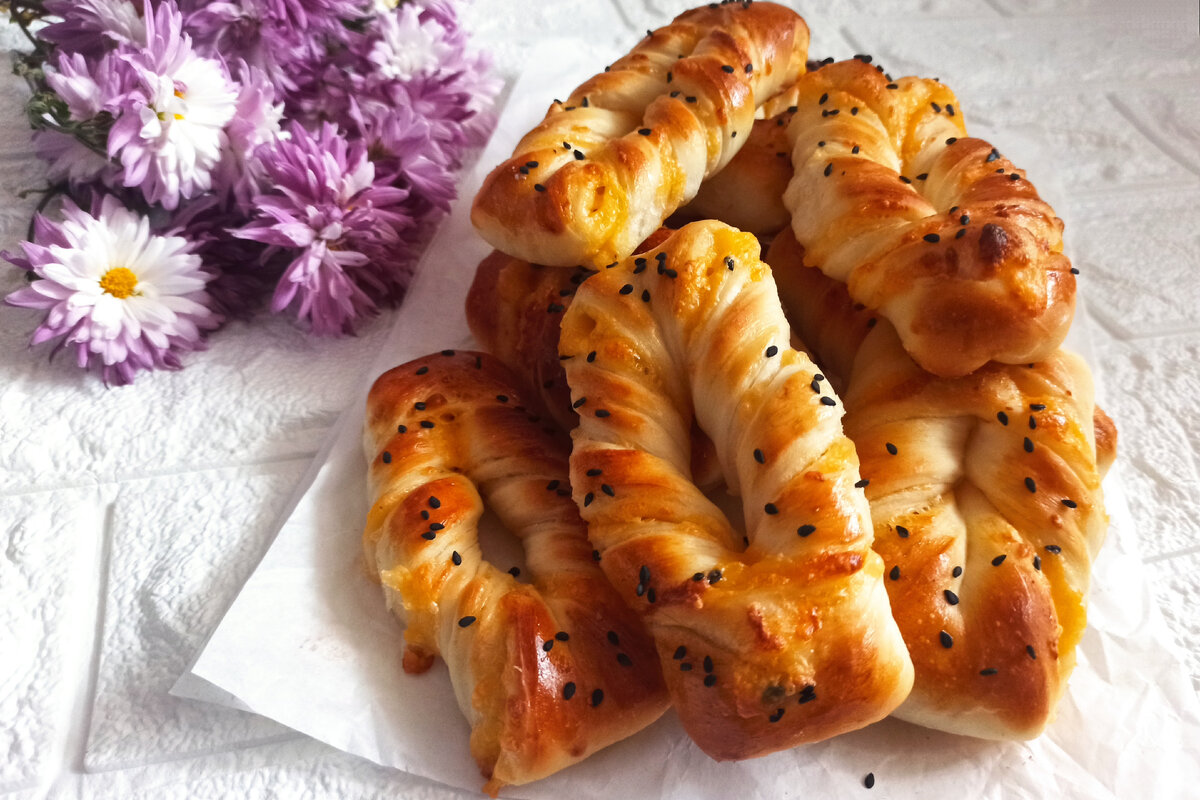 Дрожжевые булочки без яиц