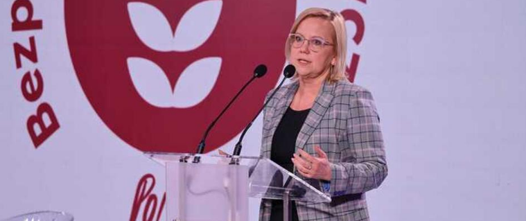 Министр Анна Москва на конференции ”Полька XXI в." 31 мая 2022г.  Фото с сайта https://www.gov.pl/web/klimat