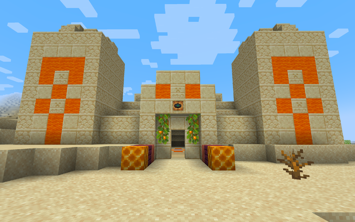 Мод на замену блоков в храмах