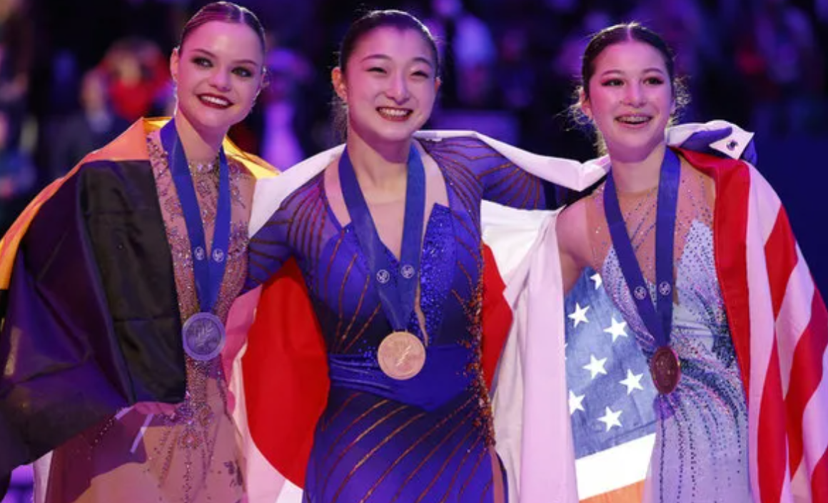 Луна Хендрикс, Каори Сакамото, Алиса Лью. Чемпионат мира 2022 по фигурному катанию прошел без российских фигуристок.