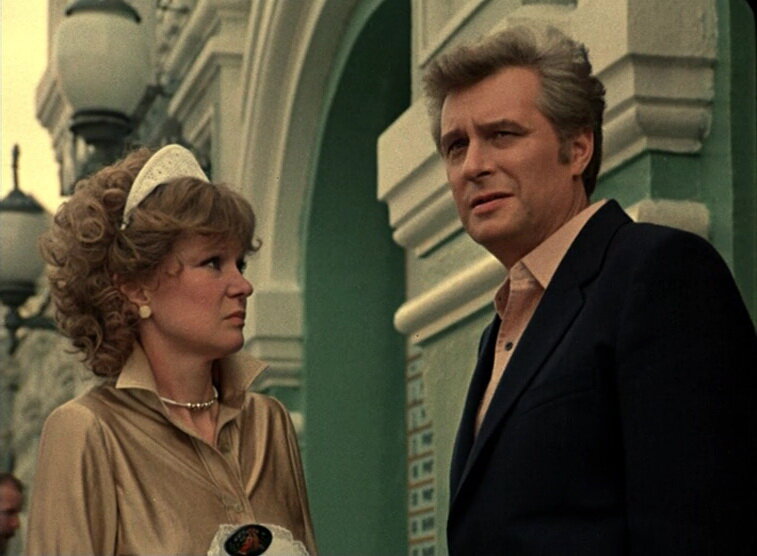 Кадр из фильма "Вокзал для двоих", режиссер Э. Рязанов