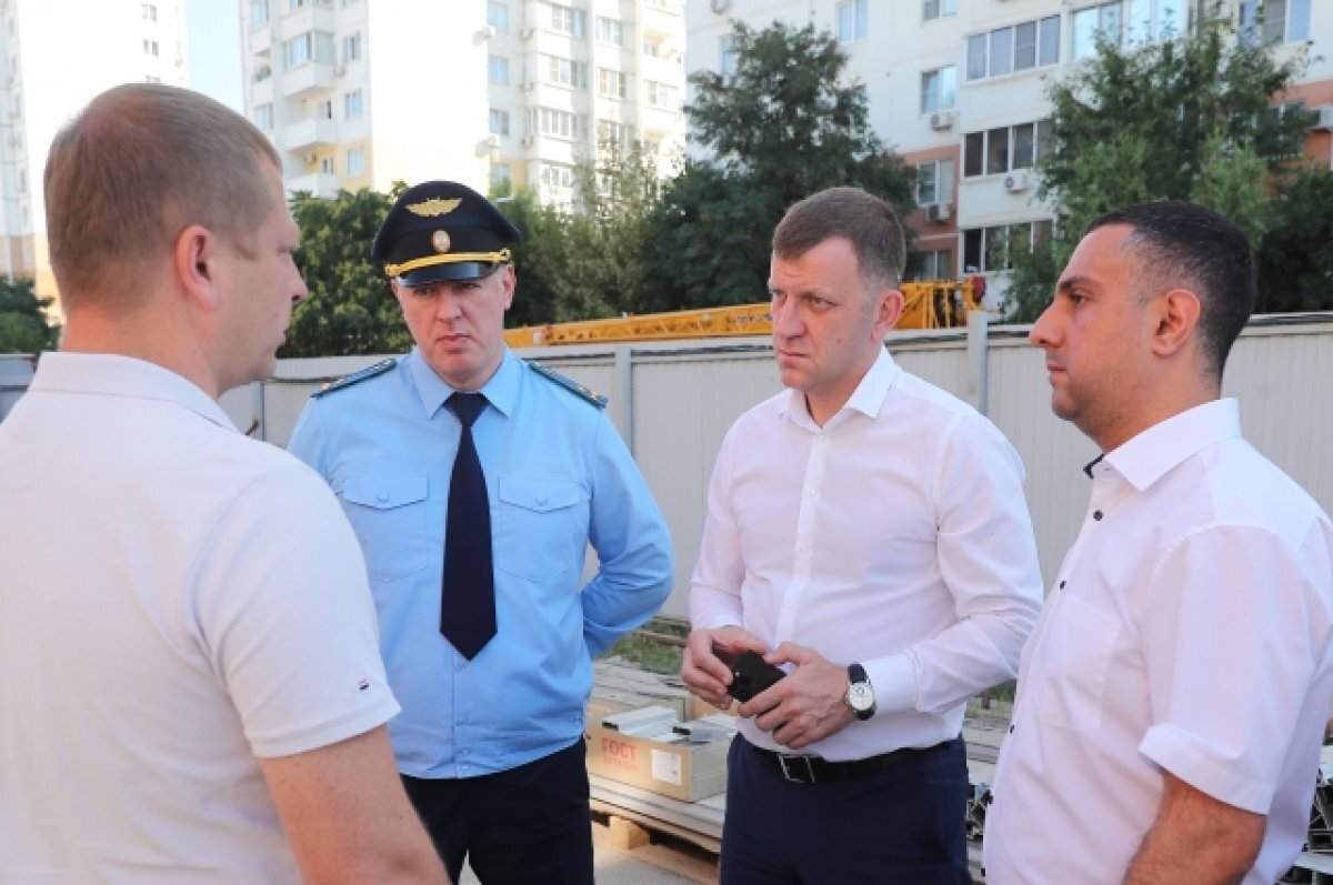    Мэр Краснодара поручил ускорить темпы строительства школы на ул. Байбакова