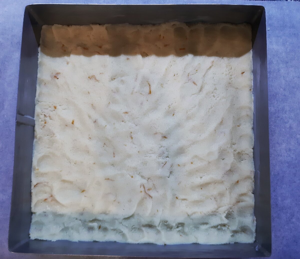 Первый слой теста