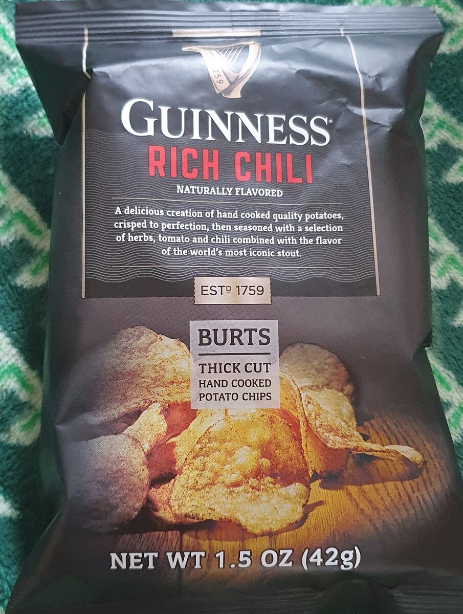 Чипсы Guinness Rich Chilli | Че похавать? | Дзен